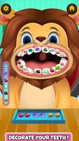 3 Schermata Pet Animals Kid Dentist Games