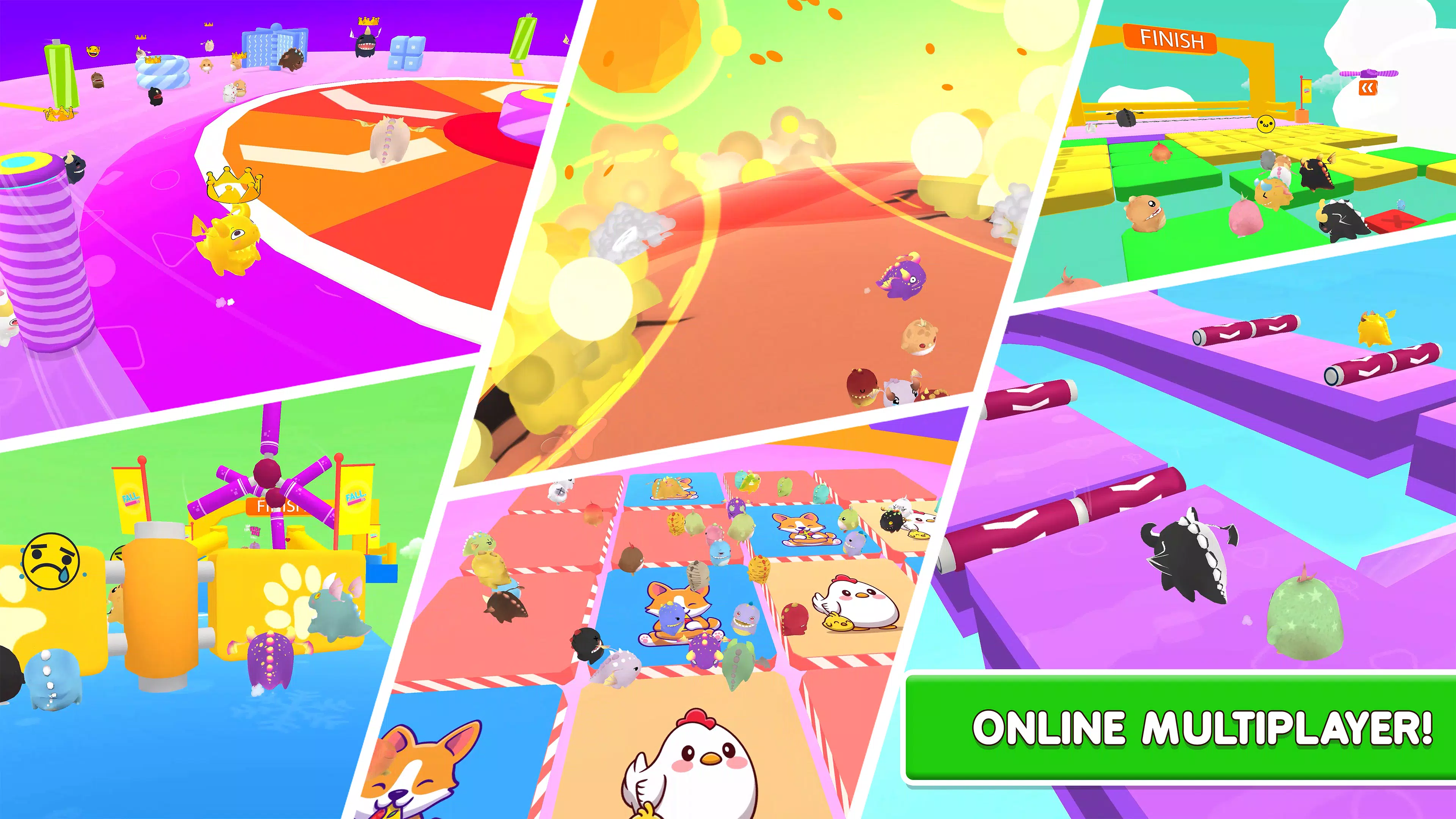 App Stumble Run Guys Fall .io race Android game 2022 