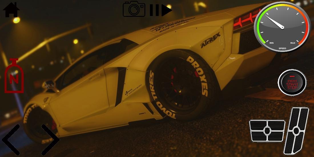 Driving Lambo Aventador Racing Simulator For Android Apk