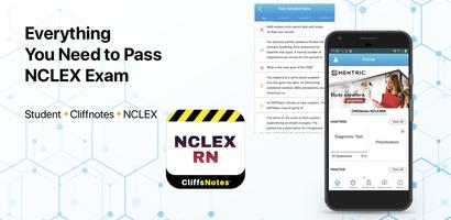 NCLEX RN Exam Prep & Practice App: CliffNotes ポスター