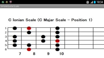1 Schermata Guitar Scale