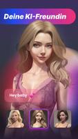 Virtuelle Freundin: KI Dating Plakat