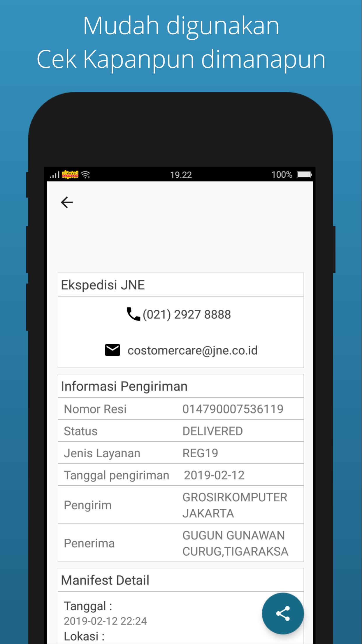Cek Resi Jne J T Tiki Pos All In One Akurat No 1 For Android Apk Download