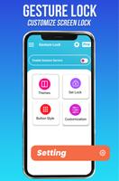 Gesture Lock Screen Plakat