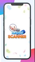 Antibacterial Hands Scanner Cartaz