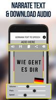 German Text to Speech – Text Reader screenshot 1
