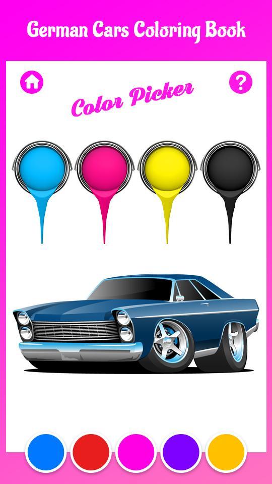 German Cars Coloring Pages Coloring Books For Android