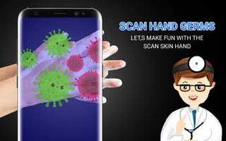 Germs Hand Scanner Simulator Affiche