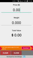 پوستر Weight Price