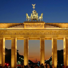 Brandenburg Gatein Berlin biểu tượng