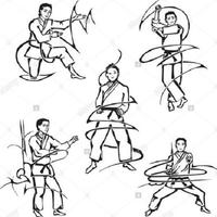 complete wushu movements poster