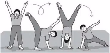 floor gymnastic movements