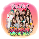 K-Pop Korean girl Sticker for WhatsApp APK