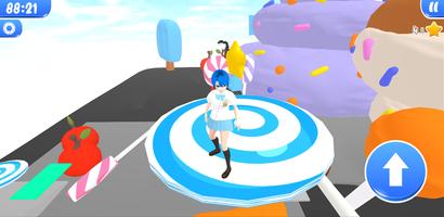 Lolipop candy obby anime girl screenshot 2