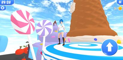 Lolipop candy obby anime girl capture d'écran 3