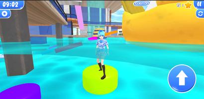 Swimming Pool Anime Parkour screenshot 1