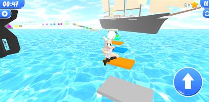 Cute girl parkour obby on ship screenshot 3