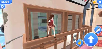 parkour obby flood sakura poster