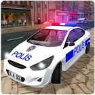 Real Police Car Driving-icoon