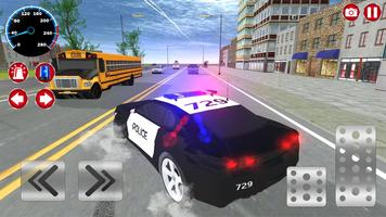 Real Police Car Driving-poster