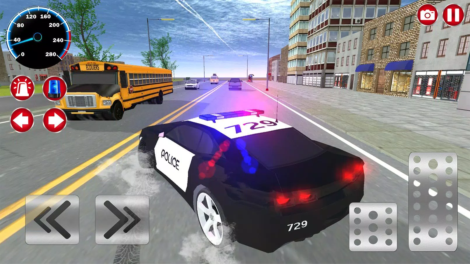 Download Fast Police Car Driving 3D android on PC