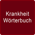 Krankheit Wörterbuch