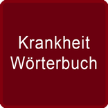 Krankheit Wörterbuch