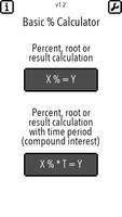 Basic Percent Calculator poster