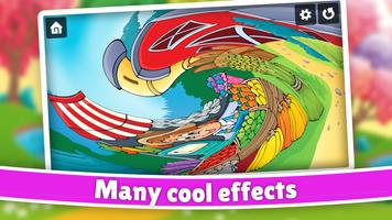 Kids Farm Animal Color Scratch Screenshot 1