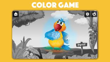 Kids Animal Scratch & Color Screenshot 1