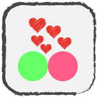 draw to meet - draw dot game أيقونة