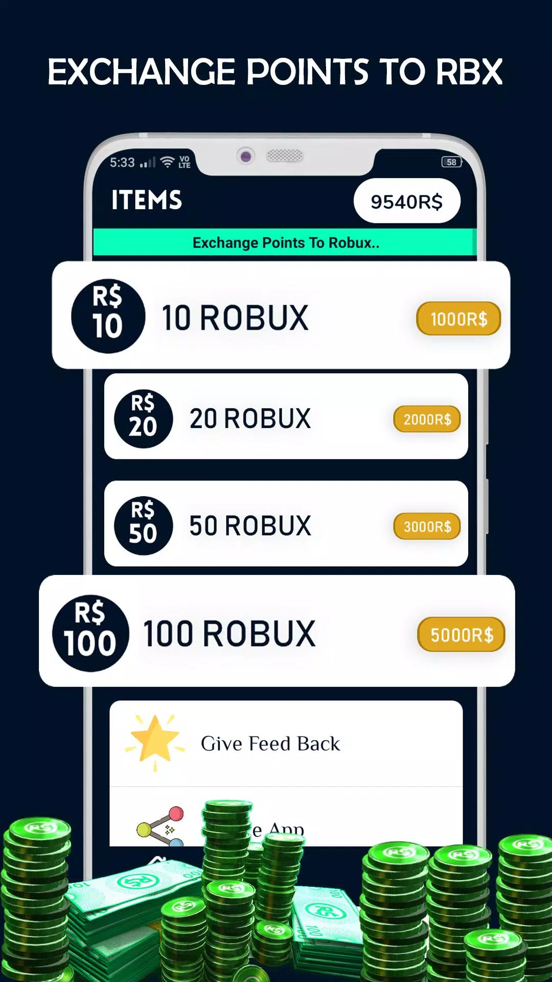 Get Free Robux, Daily won Robux APK voor Android Download