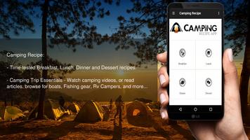 Camping Recipe Affiche