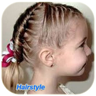 cute little hairstyles icône