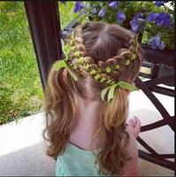 cute little hairstyles تصوير الشاشة 2