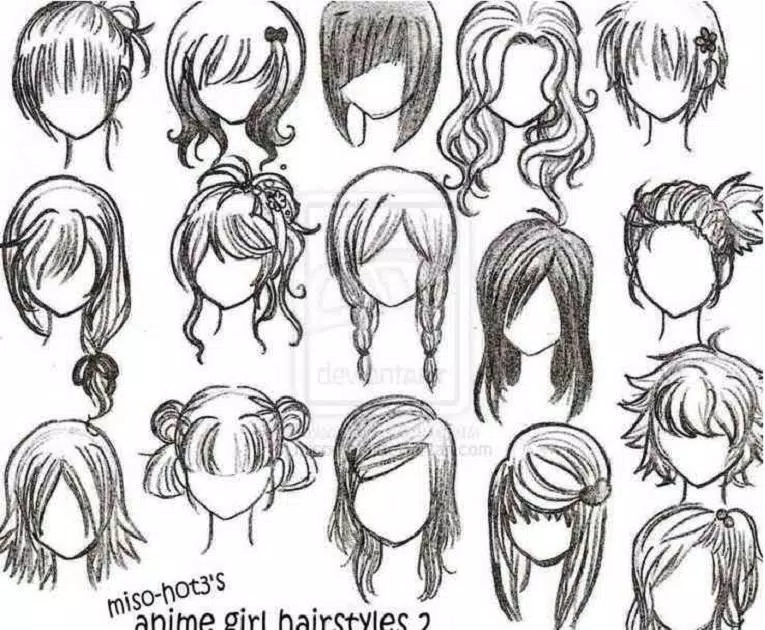 Art Photography on X: #Anime-Hair #Anime-Hairstyles #Easy-To-Draw #Manga  #To-Draw #art  easy to #Draw    / X