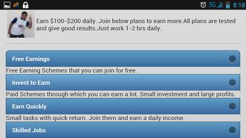 Earn money in 2 hrs. syot layar 1