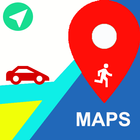 Maps directions - aa Router Finder & Findnear أيقونة