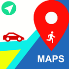 Maps directions - aa Router Finder & Findnear ไอคอน