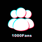 1000Fans -  obtén seguidores y me gusta en TikTok icono