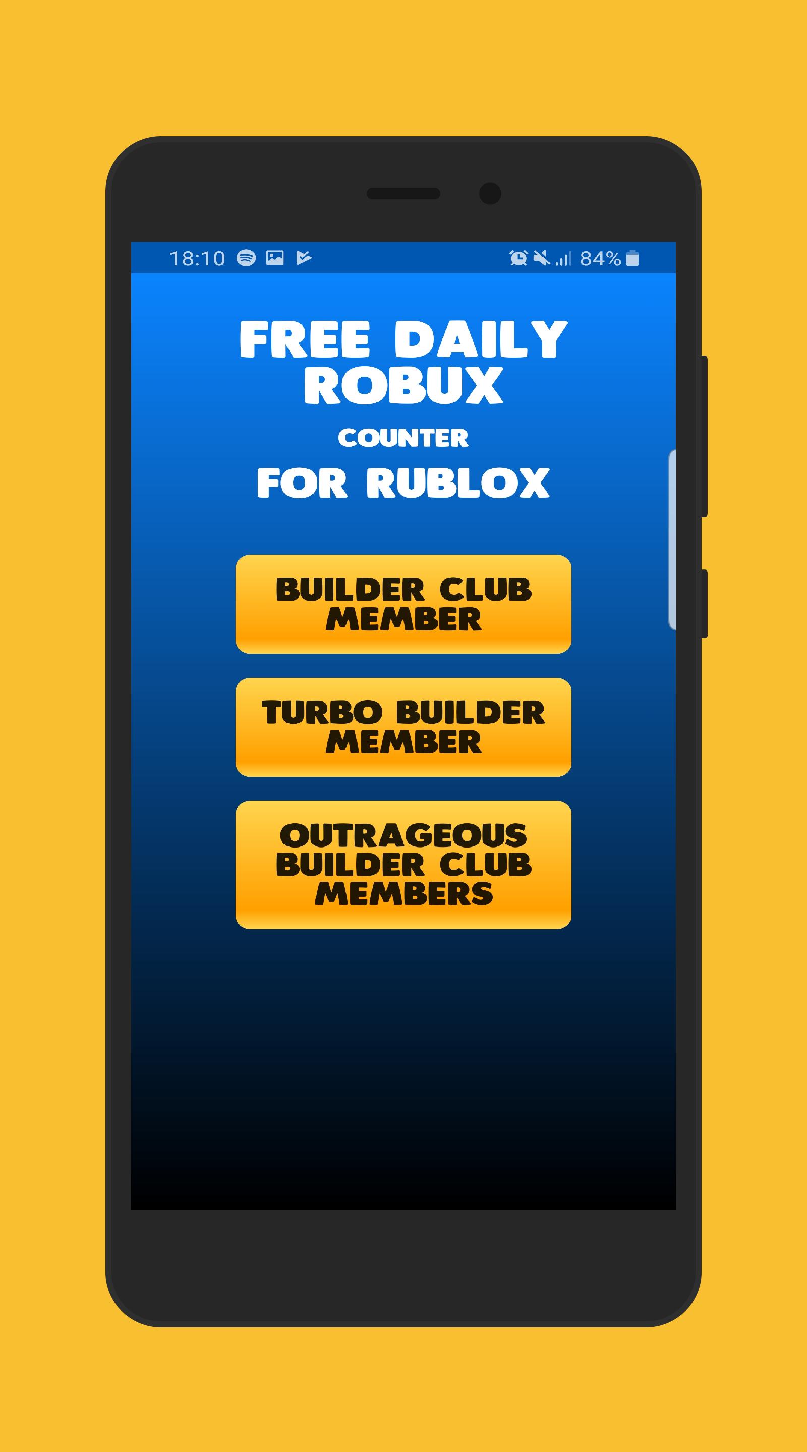 Get Free Robux Calc Pro For Roblox Players For Android Apk Download - roblox builder club download