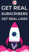 YTBooster - Get Real YouTube Subscribers & Views plakat