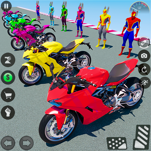 Mega Rampa Stunt Bike Games