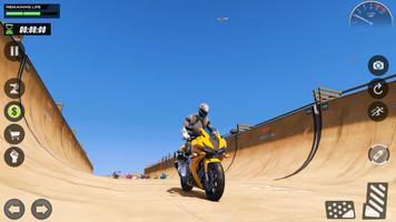 Real Motorcycle Racing Game 3D captura de pantalla 1