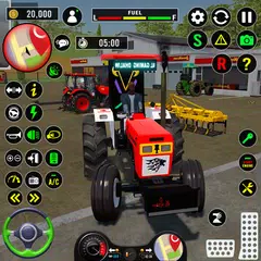 拖拉机游戏 - 拖拉机耕作游戏 2024 APK 下載