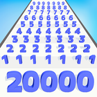 Numbers Run Merge Challenge आइकन