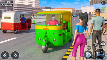Poster supereroe Taxi auto simulatore