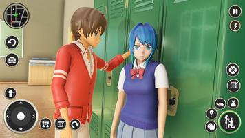 Gadis Sekolah Virtual Sim Game screenshot 2