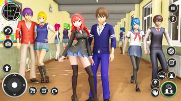 Anime School nữ sinh trò chơi ảnh chụp màn hình 3