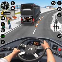 Bus Driving Simulator Bus Game Affiche